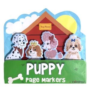 Crown Jewlz Puppy Dogs Page Markers ~ 100 Sticky Tabs